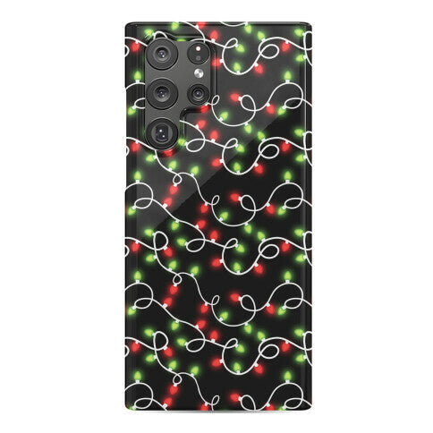 Christmas Lights Pattern Phone Case